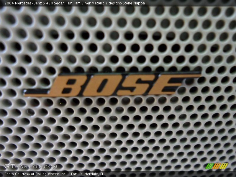 Brilliant Silver Metallic / designo Stone Nappa 2004 Mercedes-Benz S 430 Sedan