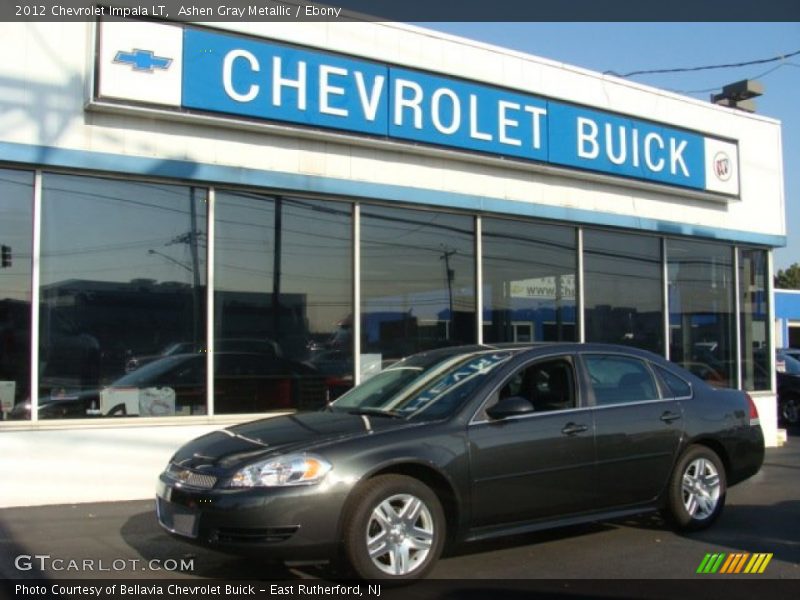 Ashen Gray Metallic / Ebony 2012 Chevrolet Impala LT