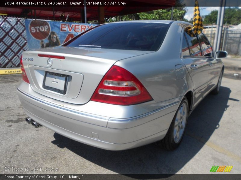 Desert Silver Metallic / Ash Grey 2004 Mercedes-Benz C 240 Sedan