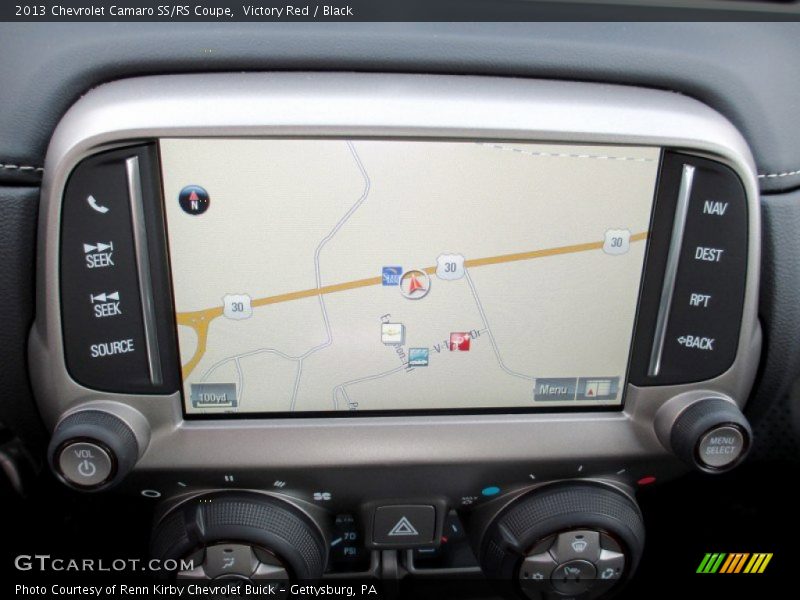 Navigation of 2013 Camaro SS/RS Coupe