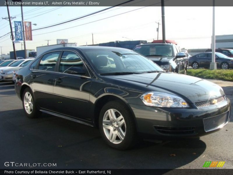 Ashen Gray Metallic / Ebony 2012 Chevrolet Impala LT