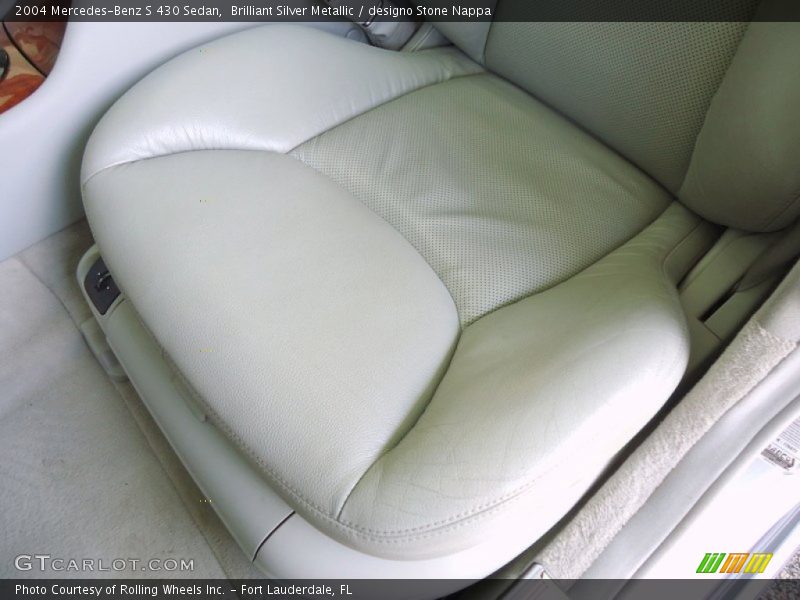 Front Seat of 2004 S 430 Sedan