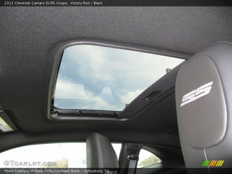 Sunroof of 2013 Camaro SS/RS Coupe