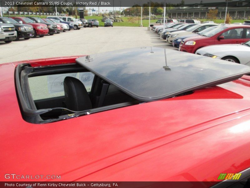 Sunroof of 2013 Camaro SS/RS Coupe