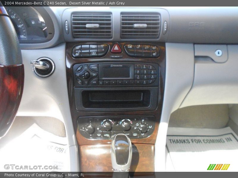 Desert Silver Metallic / Ash Grey 2004 Mercedes-Benz C 240 Sedan