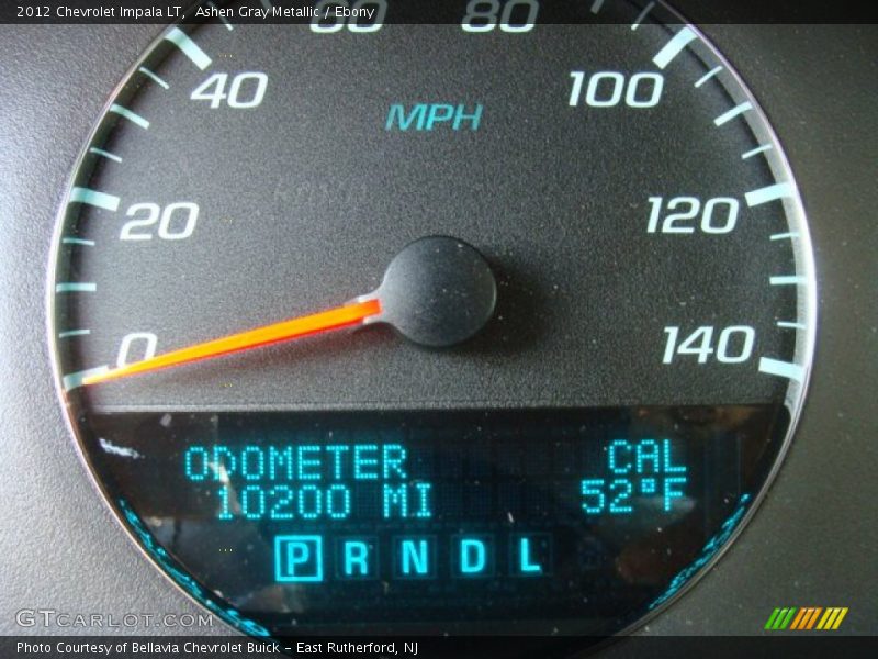 Ashen Gray Metallic / Ebony 2012 Chevrolet Impala LT