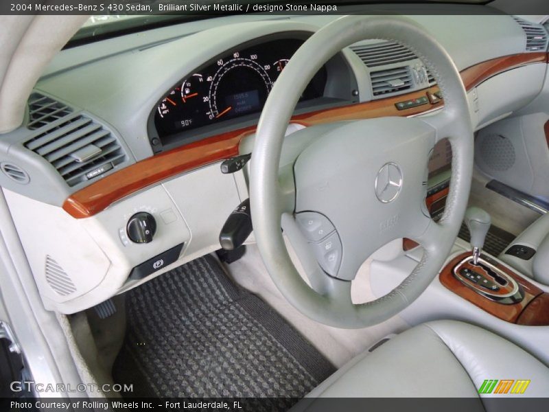  2004 S 430 Sedan designo Stone Nappa Interior