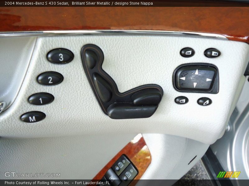 Controls of 2004 S 430 Sedan