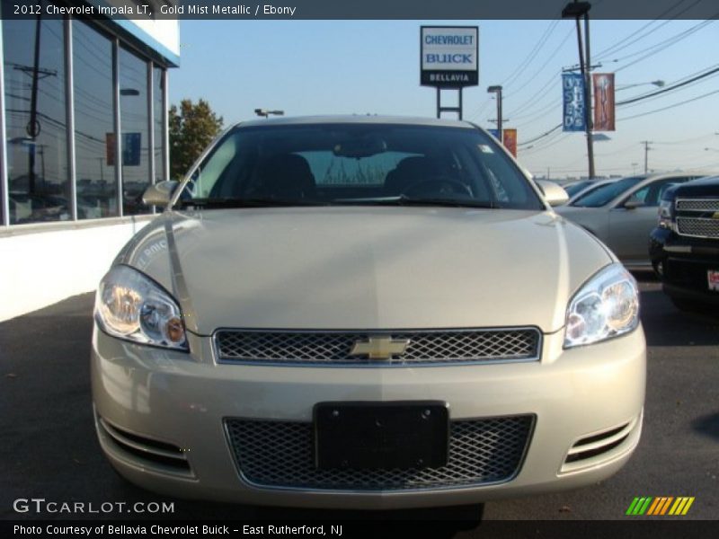 Gold Mist Metallic / Ebony 2012 Chevrolet Impala LT