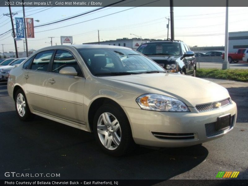 Gold Mist Metallic / Ebony 2012 Chevrolet Impala LT