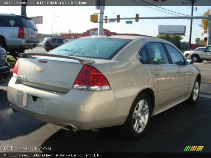 Gold Mist Metallic / Ebony 2012 Chevrolet Impala LT
