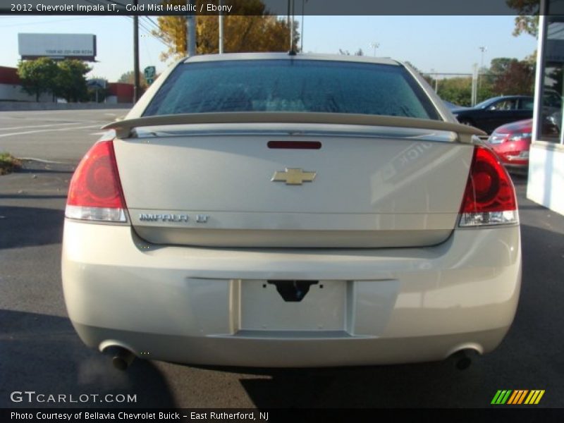 Gold Mist Metallic / Ebony 2012 Chevrolet Impala LT