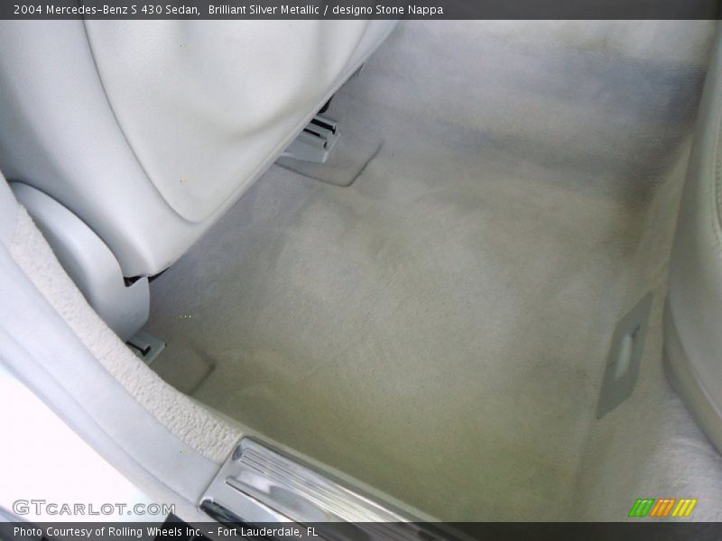 Brilliant Silver Metallic / designo Stone Nappa 2004 Mercedes-Benz S 430 Sedan