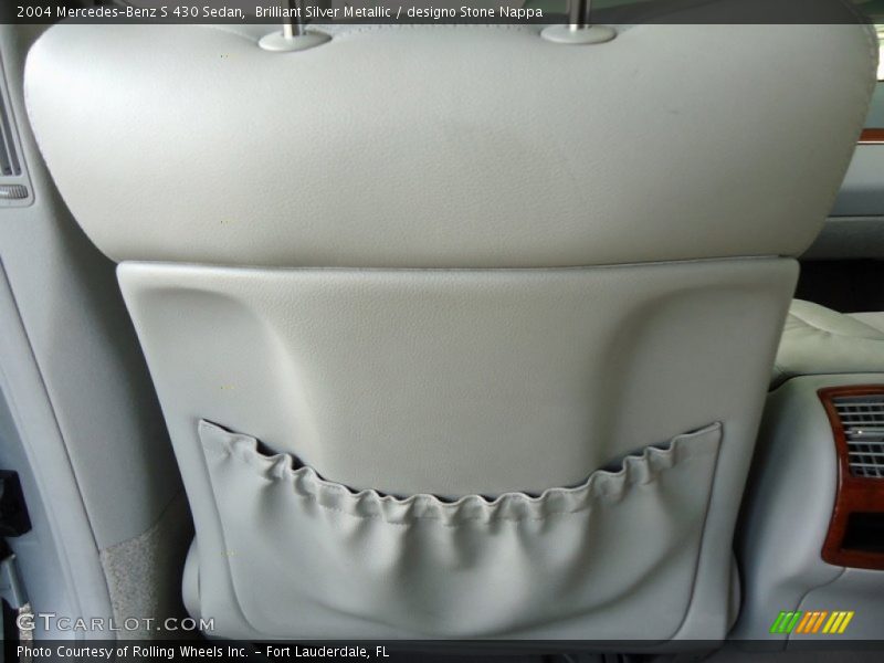 Brilliant Silver Metallic / designo Stone Nappa 2004 Mercedes-Benz S 430 Sedan