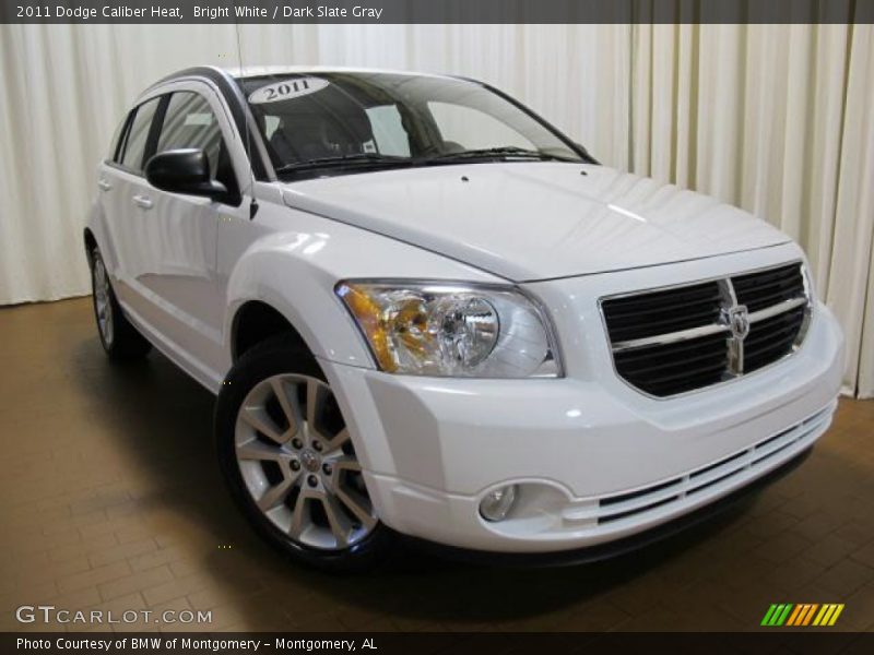 Bright White / Dark Slate Gray 2011 Dodge Caliber Heat