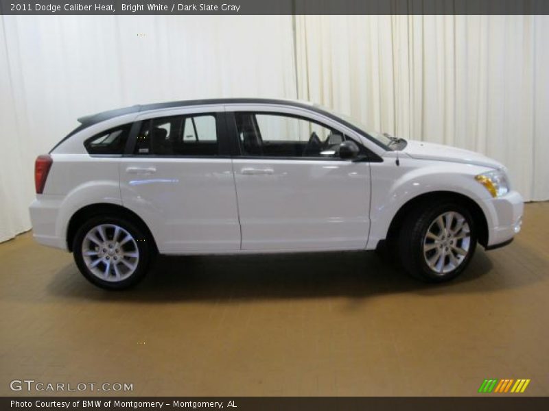 Bright White / Dark Slate Gray 2011 Dodge Caliber Heat