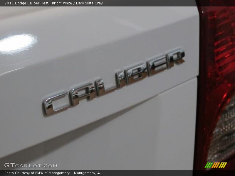 Bright White / Dark Slate Gray 2011 Dodge Caliber Heat