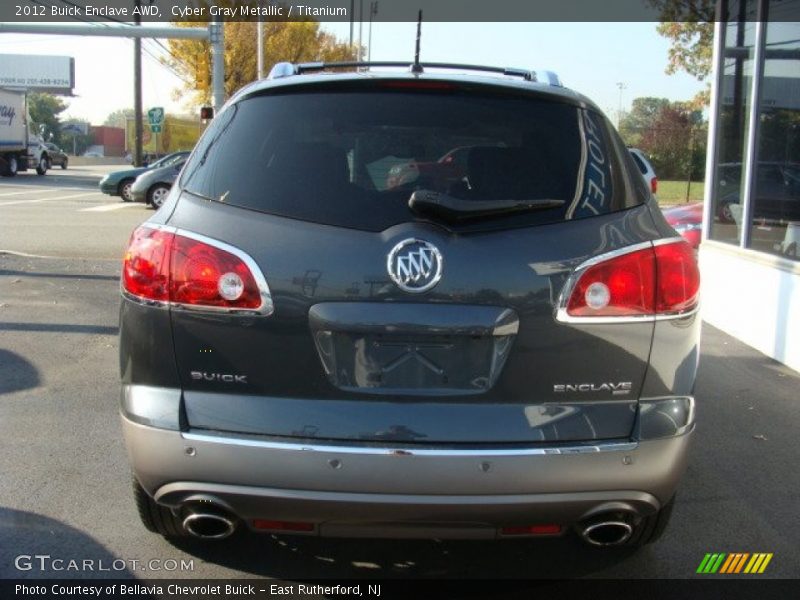 Cyber Gray Metallic / Titanium 2012 Buick Enclave AWD