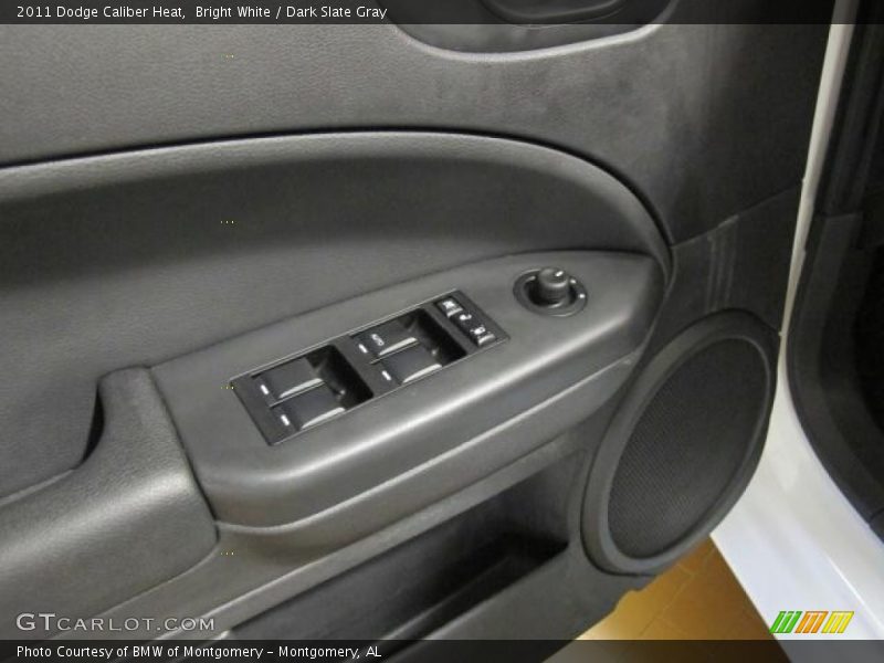 Bright White / Dark Slate Gray 2011 Dodge Caliber Heat