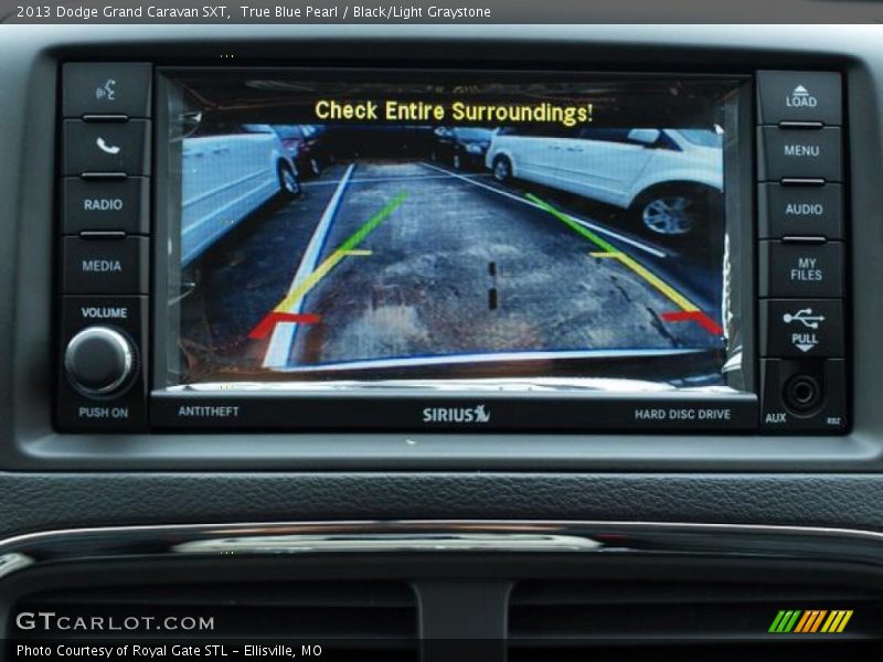 True Blue Pearl / Black/Light Graystone 2013 Dodge Grand Caravan SXT