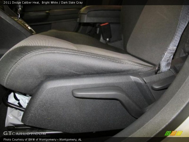 Bright White / Dark Slate Gray 2011 Dodge Caliber Heat
