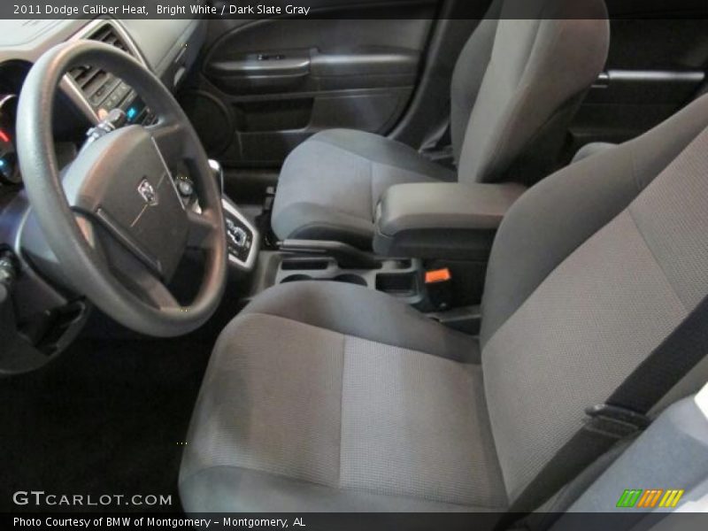 Bright White / Dark Slate Gray 2011 Dodge Caliber Heat