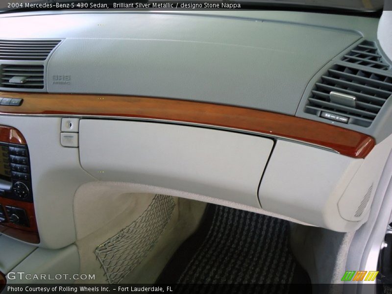 Brilliant Silver Metallic / designo Stone Nappa 2004 Mercedes-Benz S 430 Sedan