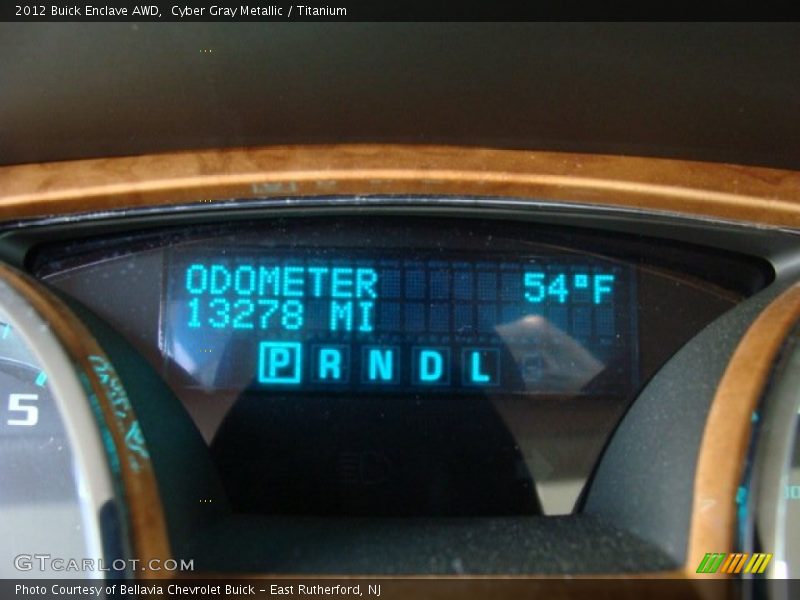 Cyber Gray Metallic / Titanium 2012 Buick Enclave AWD