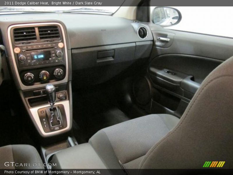 Bright White / Dark Slate Gray 2011 Dodge Caliber Heat