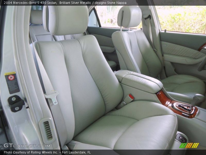 Front Seat of 2004 S 430 Sedan