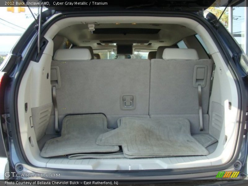 Cyber Gray Metallic / Titanium 2012 Buick Enclave AWD