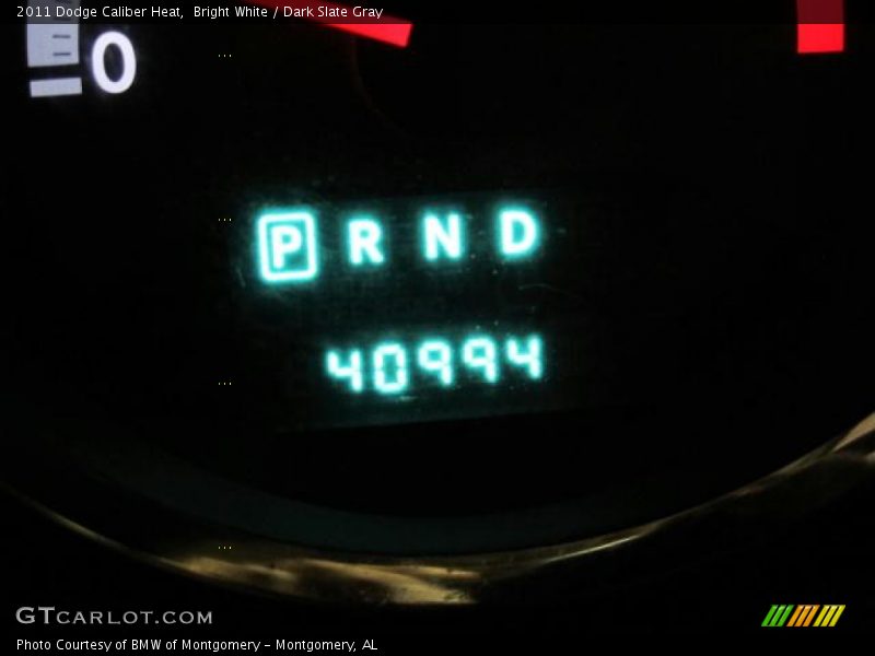 Bright White / Dark Slate Gray 2011 Dodge Caliber Heat