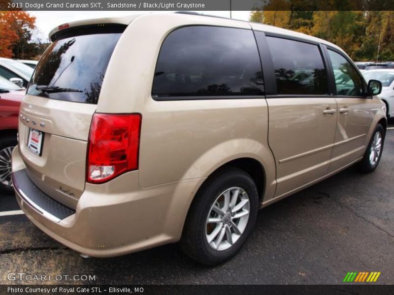 Sandstone / Black/Light Graystone 2013 Dodge Grand Caravan SXT