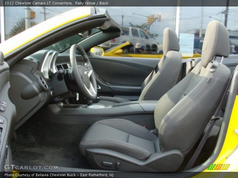 Rally Yellow / Black 2012 Chevrolet Camaro LT Convertible