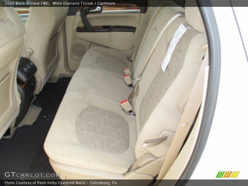 Rear Seat of 2012 Enclave FWD