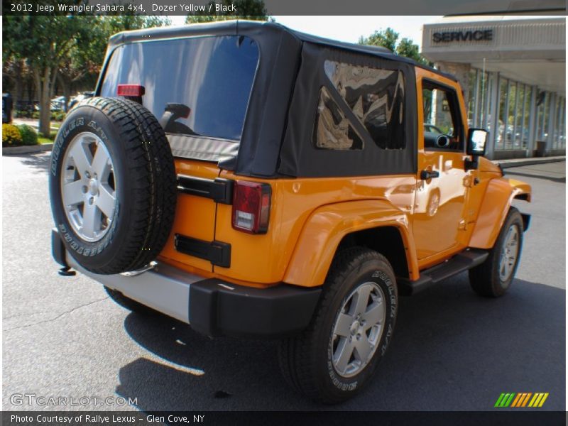 Dozer Yellow / Black 2012 Jeep Wrangler Sahara 4x4