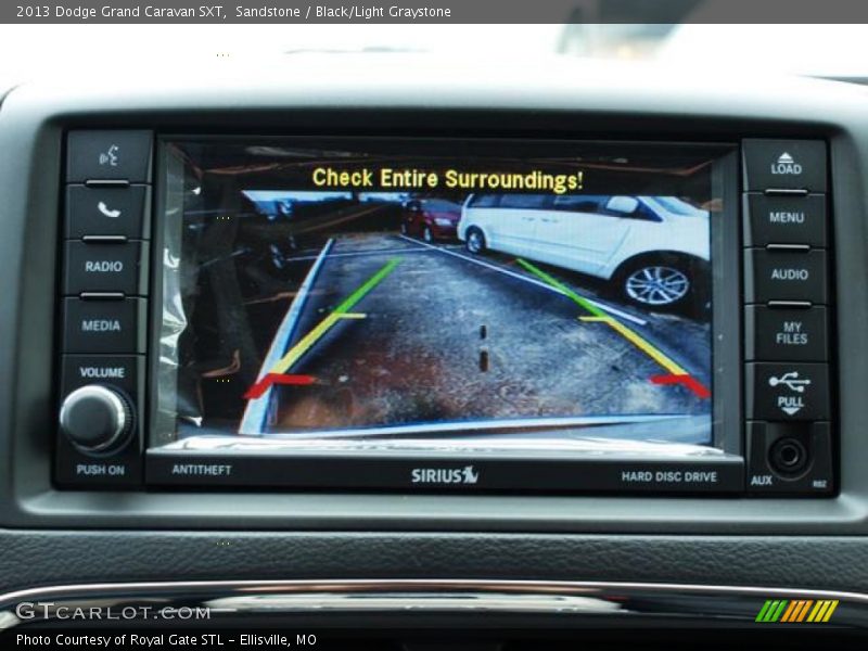 Sandstone / Black/Light Graystone 2013 Dodge Grand Caravan SXT