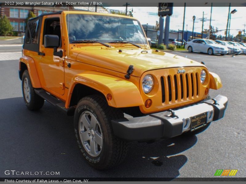 Dozer Yellow / Black 2012 Jeep Wrangler Sahara 4x4