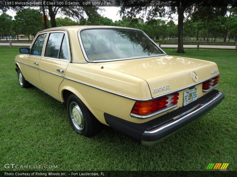 Light Ivory / Tan 1981 Mercedes-Benz E Class 300 D Sedan