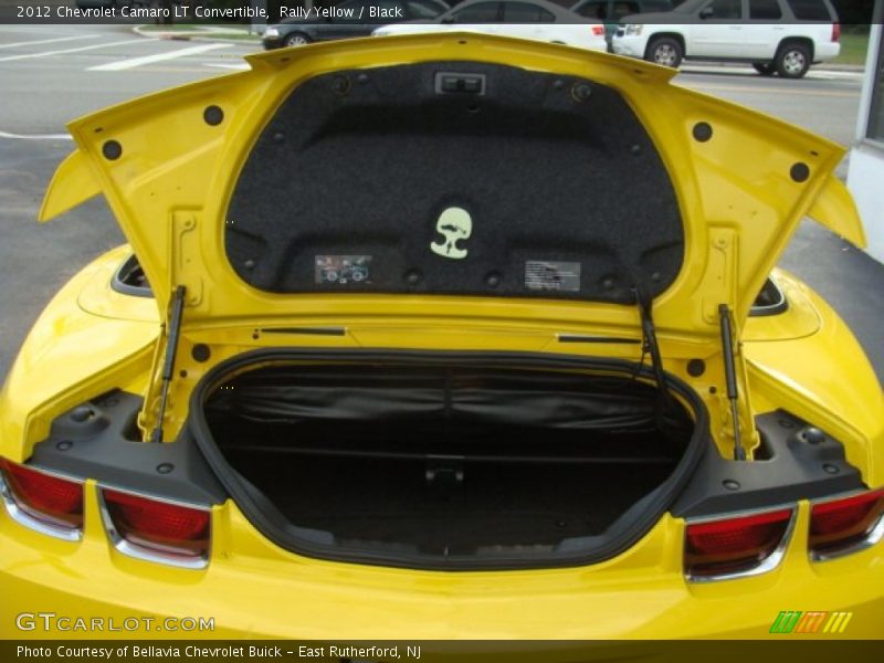 Rally Yellow / Black 2012 Chevrolet Camaro LT Convertible
