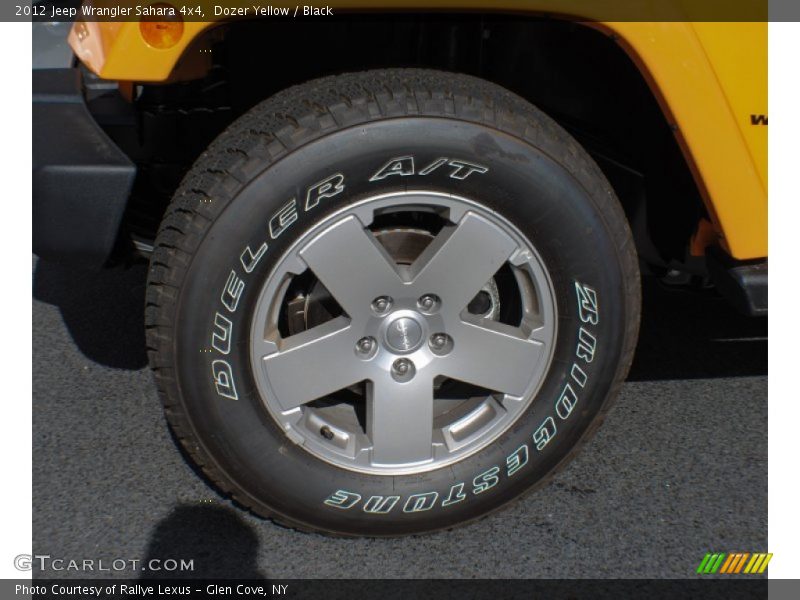 Dozer Yellow / Black 2012 Jeep Wrangler Sahara 4x4