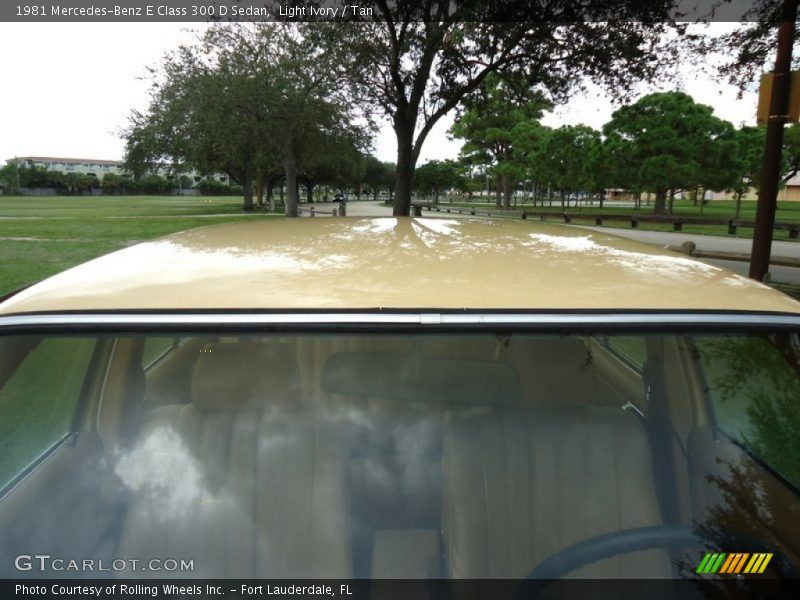 Light Ivory / Tan 1981 Mercedes-Benz E Class 300 D Sedan