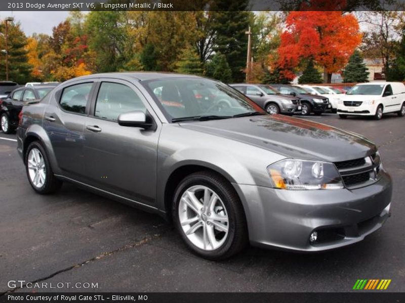 Tungsten Metallic / Black 2013 Dodge Avenger SXT V6