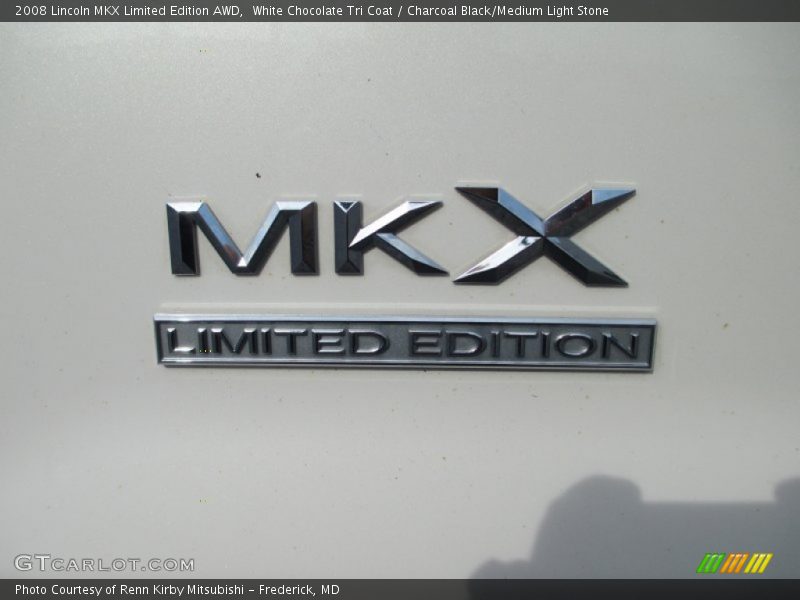 White Chocolate Tri Coat / Charcoal Black/Medium Light Stone 2008 Lincoln MKX Limited Edition AWD