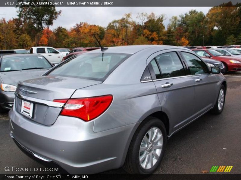 Billet Silver Metallic / Black 2013 Chrysler 200 Limited Sedan