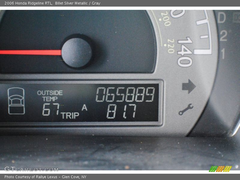 Billet Silver Metallic / Gray 2006 Honda Ridgeline RTL