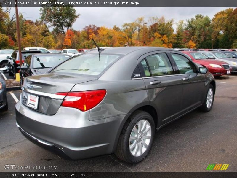 Tungsten Metallic / Black/Light Frost Beige 2013 Chrysler 200 Touring Sedan