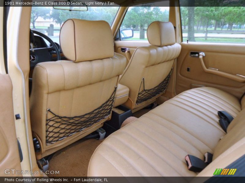 Rear Seat of 1981 E Class 300 D Sedan