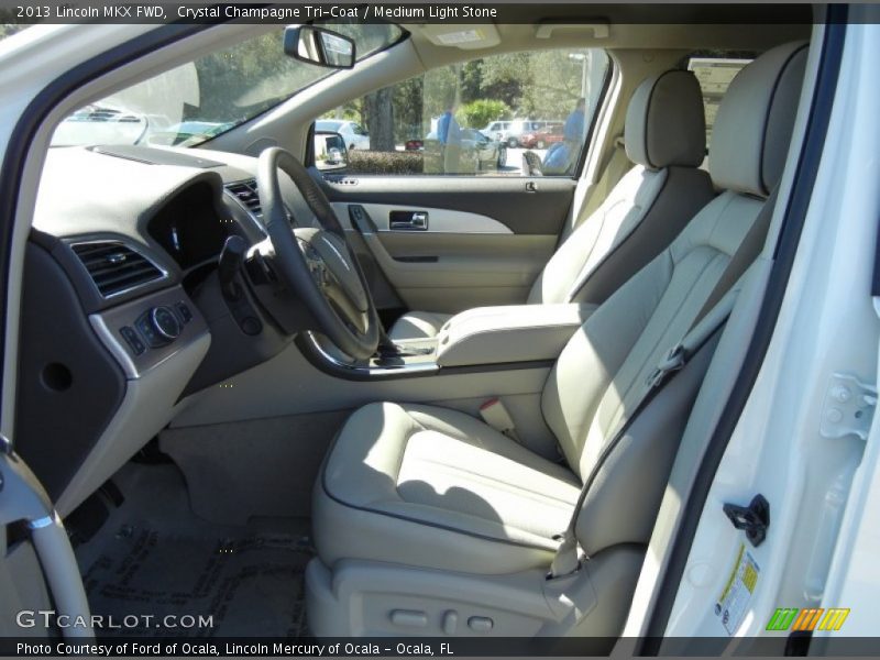 Crystal Champagne Tri-Coat / Medium Light Stone 2013 Lincoln MKX FWD