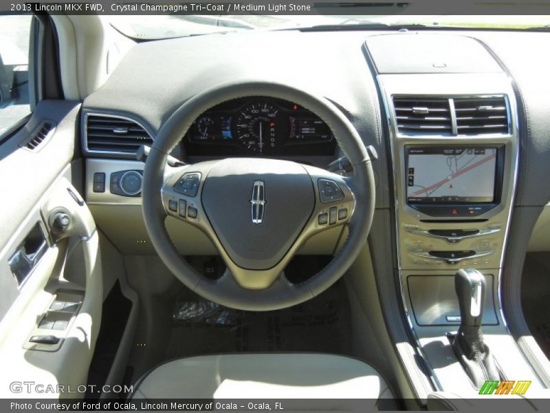 Crystal Champagne Tri-Coat / Medium Light Stone 2013 Lincoln MKX FWD